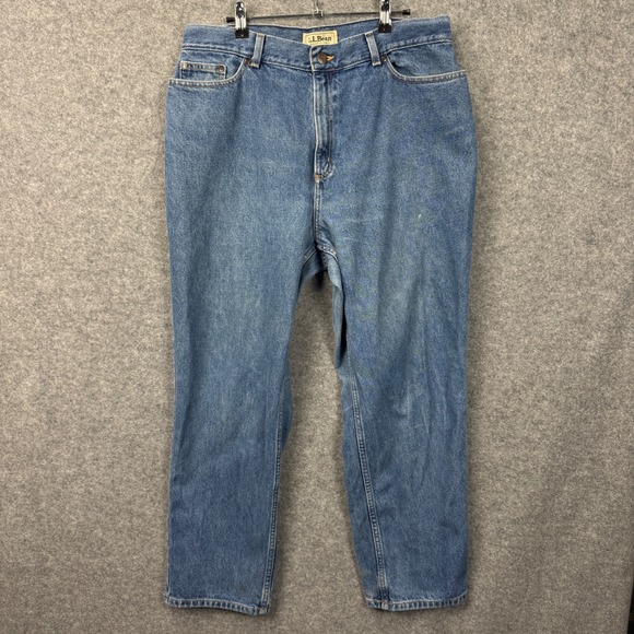 LLBean Denim - LLBean Classic Fit Curvy Jeans Medium Wash Denim Women Size 16 Reg
